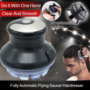 Mens Electric Cordless Hair Trimmer Rechargeable Hair Clipper Professional Barber Hair Clipper Hair Cutting Machine Compact and Portable 360°Rotation Beard Clipper