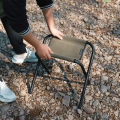 CAMPINGMOON Ultralight Folding Stool Chair Portable Foldable Camping Seat Pack with Storage Bag Folding Aluminum Alloy Canvas Cotton BBQ Hiking Picnic Fishing Beach Outdoor Travel Heavy Duty Original Camping Moon. 
