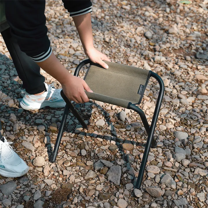 CAMPINGMOON%20Ultralight%20Folding%20Stool%20Chair%20Portable%20Foldable%20Camping%20Seat%20Pack%20with%20Storage%20Bag%20Folding%20Aluminum%20Alloy%20Canvas%20Cotton%20BBQ%20Hiking%20Picnic%20Fishing%20Beach%20Outdoor%20Travel%20Heavy%20Duty%20Original%20Camping%20Moon%20-%20Image%205