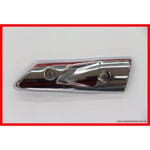 Yamaha SRL110ZR Muffler Protector 2/Exhaust Ekzos Cover (Chrome) 2P3-E4728-00 Original HLY!