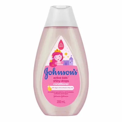 Johnsons Baby Conditioner 200ml Active Kids shiny Drops