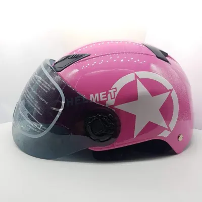 AIDY Half Face Motorcycle Bike Safety Helmets With Adjustable Visor XL