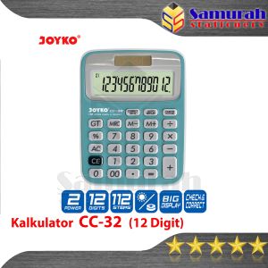 Kalkulator Meja Joyko CC 32 / Mesin Hitung CC-32 / Calculator 12 Digit / Check Correct / Big Display