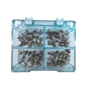 200Pcs/pack Dental Buccal Tube 022 1st/2nd Molar Bonding Convertible Single Buccal Tube