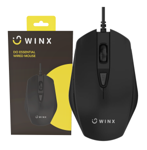 2-Year Warranty WINX 3600 DPI Adjustable Wired Mouse Ergonomics slim lightweight portable for both left &right handed users USB plug and play with 6 Buttons for Laptop PC
