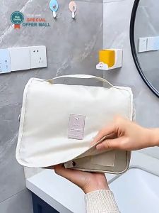 【Special Offer】Portable Hanging Toiletry Bag for Women Men Large Capacity Waterproof Travel Cosmetic Makeup Organizer with Hook 5 Layers Wash Pouch for Bathroom Hotel Gym Business Trip Beach