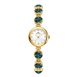 G7BS New Hot-Selling Factory Direct Chain Watch with Glowing Original Stone INS Malachite Colorful Womens Watch Dropshipping FA16487/7