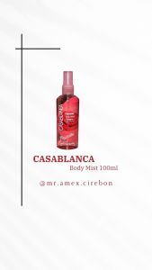 casablanca parfum ( romantic 100 ml ) body mist cologne