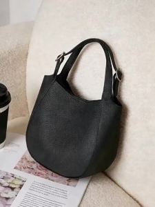 Premium Top Grain Leather Handbag Soft Large Capacity Commuter Tote Bag