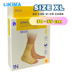 Đai hỗ trợ cổ chân quấn hình số 8 Sego 2 lớp– 2509 Likima