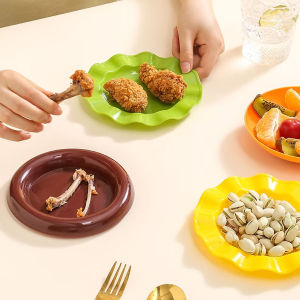 Bộ Đĩa Ăn Hình Hamburger 5 Tầng | Khay Đựng Đồ Ăn Vặt | Đĩa Snack Bánh Kẹo Trái Cây Cute