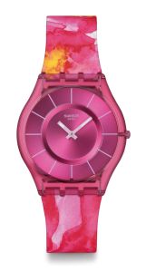 Swatch Paradise Petals (SS08P113) Pink 34mm Silicone Watch