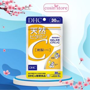 Viên uống DHC Vitamin C Hard Capsule túi 60 viên 30 ngày của Nhật Bản dùng tăng sức đề kháng hỗ trợ sáng da - Cosin Store