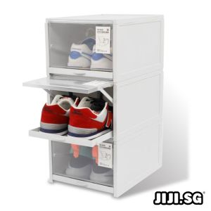 (JIJI.SG) HILDE Sliding Shoe Box / Storage / Display / Container / Collection / Stackable / Transparent / Hypebeast / AJ / jt
