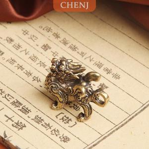 [COD] CHENJ รูปปั้นแกะสลักความมั่งคั่งทองเหลืองตกแต่งความเจริญรุ่งเรืองเครื่องประดับสไตล์จีน fenshui