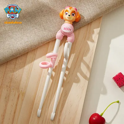 PAW Patrol Baby Training Equipment Set Kids Learning Tableware Stainless Steel Practice Chopsticks Fork Spoon Household Tableware