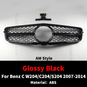 Facelift Replacement Front Bumper Grille Grill For Mercedes Benz C W204 C204 S204 Coupe 2007-2014 AMG Style Tuning Accessories