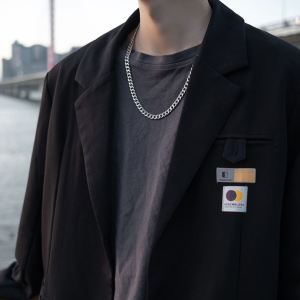 GIANTSHOP สร้อยคอโซ่ ผู้ชาย แนวฮิปฮอป
