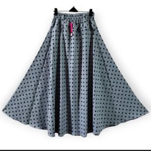 Rok Polkadot / Rok Polkadot OOTD / Rok Polkadot Hitam