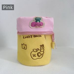 ถุงดินสอผ้าคอตตอน น่ารักสไตล์มินิมอล กล่องใส่เครื่องเขียนจัดระเบียบได้ ATTCH