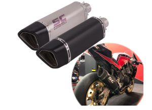 51mm Universal Motorcycle Exhaust Muffler Pipe Escape Moto Carbon Fiber Tail PIPE with DB Killer For Bigbike KYMCO Xciting 400 400i 500 AK550 AK 550 Benelli TRK 502 BMW G310GS G 310GS ninja400 ZX10R R6 RC390 KTM250 ETC