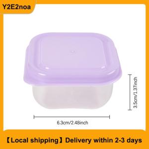 【Local shipping】 6Pcs Food Storage Container Small Plastic Moisture-proof Containers Mini Kitchen Storage Box with Leakproof Lid Kitchen Accessories
