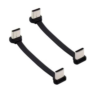 Loại ngắn C Cáp sạc 65 Wát sạc nhanh 480Mbit/S 90 Độ Điện thoại phí cáp cho không gian hạn chế các thiết bị sử dụng