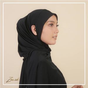 hijab pashmina inner bando instan meleyot jersey premium