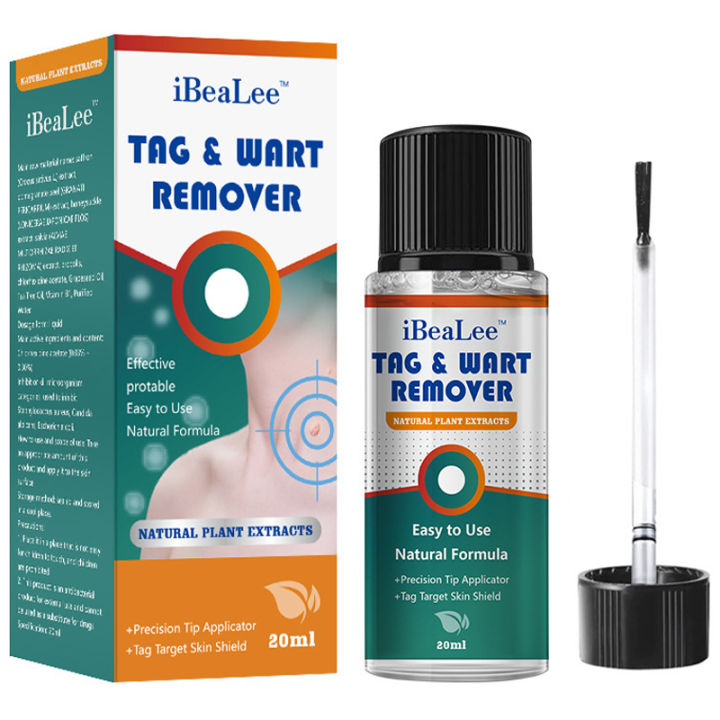 Wart Liquid Skin Tag Remove Serum Wart Moles Removal for Hands and Body ...