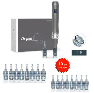 Wireless Dr Pen M8 with 15Pcs 11/16/24/36/42Pins Nano Cartridge Derma Pen for Skin Beauty Care