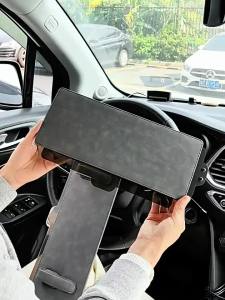 secr For Xpeng MONA P7 G6 G9 X9 Leather Car Front Sun Shade Blocking Extender Anti-Glare Sun Visor Glasses Case Extension Mounted Pad Q3P9R