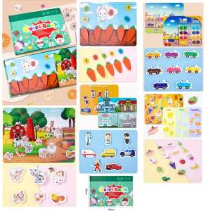 GUK Quiet Book Busy Book Buku Edukasi Anak Buku Aktivitas Anak Kids Montessorri Activity Book Education COD