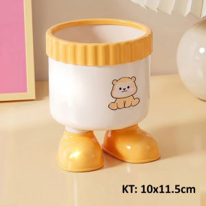 Ống Cắm Bút Đựng Đồ Trang Điểm Để Bàn Họa Tiết Cún Con LILA OBCUN161