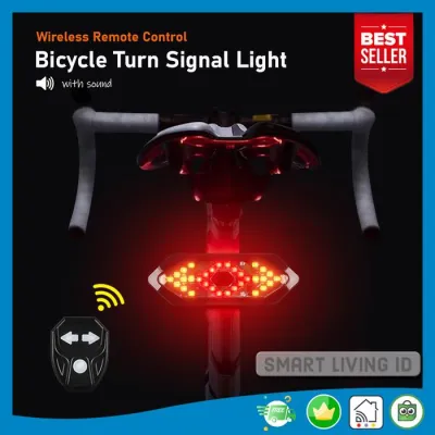 LAMPU BELOK SEIN SIGN SEN SEPEDA BICYCLE TURN SIGNAL LIGHT WITH SOUND USB FY-1820-Chicglame13 store