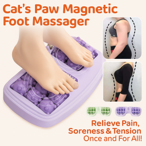 Foot Massage Reflexology Roller With Magnetic Therapy Foot Therapy Massager Roller Finger Pressure Plates Relaxation Muscle Promote Blood Circulation