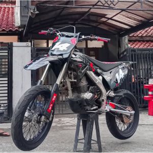 Decal/Stikerklx gordon/wr155/crf150L/klx bf/DTracker full body(Bisa ganti warna+nama+no)