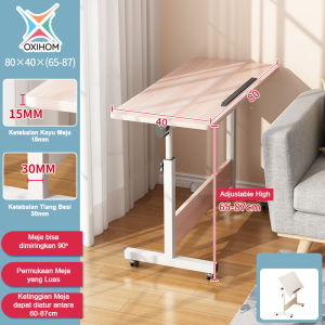 Oxihom Meja Belajar Meja Laptop Meja Gambar Meja Makan Meja Kerja Roda