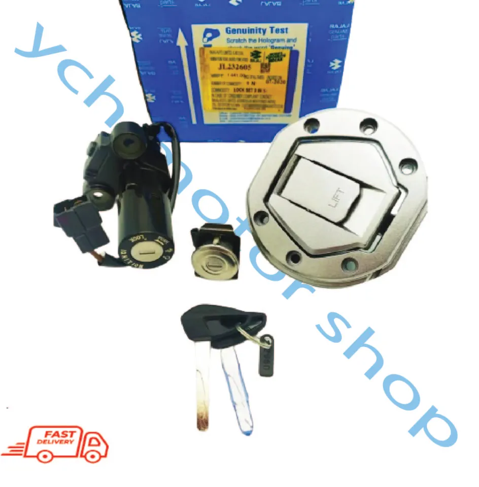 MODENAS PULSAR NS200 ABS MAIN SWITCH KEY SET IN WITH TANK