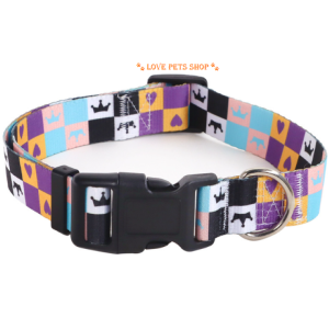 Vòng cổ cho chó mèo hoạ tiết in chuyển nhiệt - Love Pets Shop