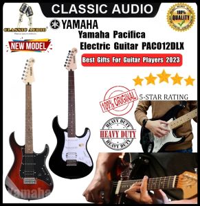 Yamaha Pacifica Electric Guitar PAC012DLX (ASSORTED COLORS) Best Gifts for Guitar Players 2024 Super High Performance and Heavy Duty |Classic Audio(Original)