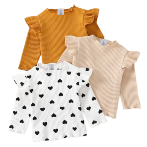 Baju Pakaian Atasan Anak Perempuan Usia 1-5 tahun kaos ALLINA BAHAN Knits