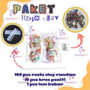 PAKET RESIN CLAY FOR FLASH SALE