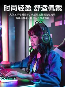 Wrangler Computer Headset Over-Ear Gaming Headset for Desktop and Laptop Wired with Microphone for PUBG