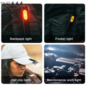 ZZ🔥🔥🔥 ไฟเตือนไฟกระพริบแบบพกพาขนาดเล็กไฟแรงสูงใช้งานกลางแจ้งรักษาความปลอดภัยไฟฉาย มีดหมวก CLI