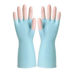 Housekeeping Gloves Non-slip Waterproof and Oil-resistant Warmth Kitchen Gloves Wear-resistant and Durable