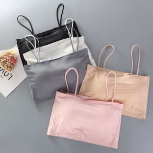 (แพ็ค 10 ตัว)เสื้อสายเดี่ยว รุ่น B-041 สปอร์ตบรา ผ้าลื่นเบาบาง ทำให้สวมใส่สบาย ไม่อึดอัด พร้อมส่งในไทย