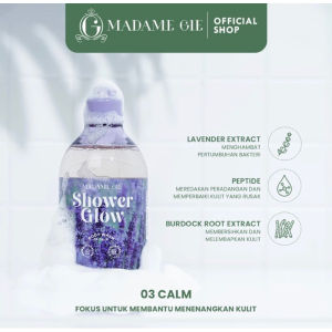 MADAME GIE Shower Glow Body Wash Hypoallergenic With Ph Balanced 300ml - Sabun Mandi Madame Gie