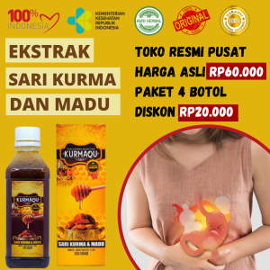 Obat Maag Kronis Asam Lambung Naik Sakit Perut Mual Muntah Efektif Atasi Masalah Asam Lambung Maag Gred Dengan Madu Herbal Kurmaqu BISA COD