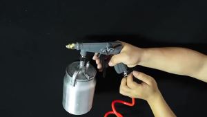 Automotive Chassis Armor Glue Spray DO-15 Pneumatic Anti Rust Spray With Particle Spray