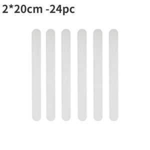 24Pcs Anti Slip Tape Self Adhesive Strips for Bathroom Floor Stairs Pool Bath Tub Non Slip Treads